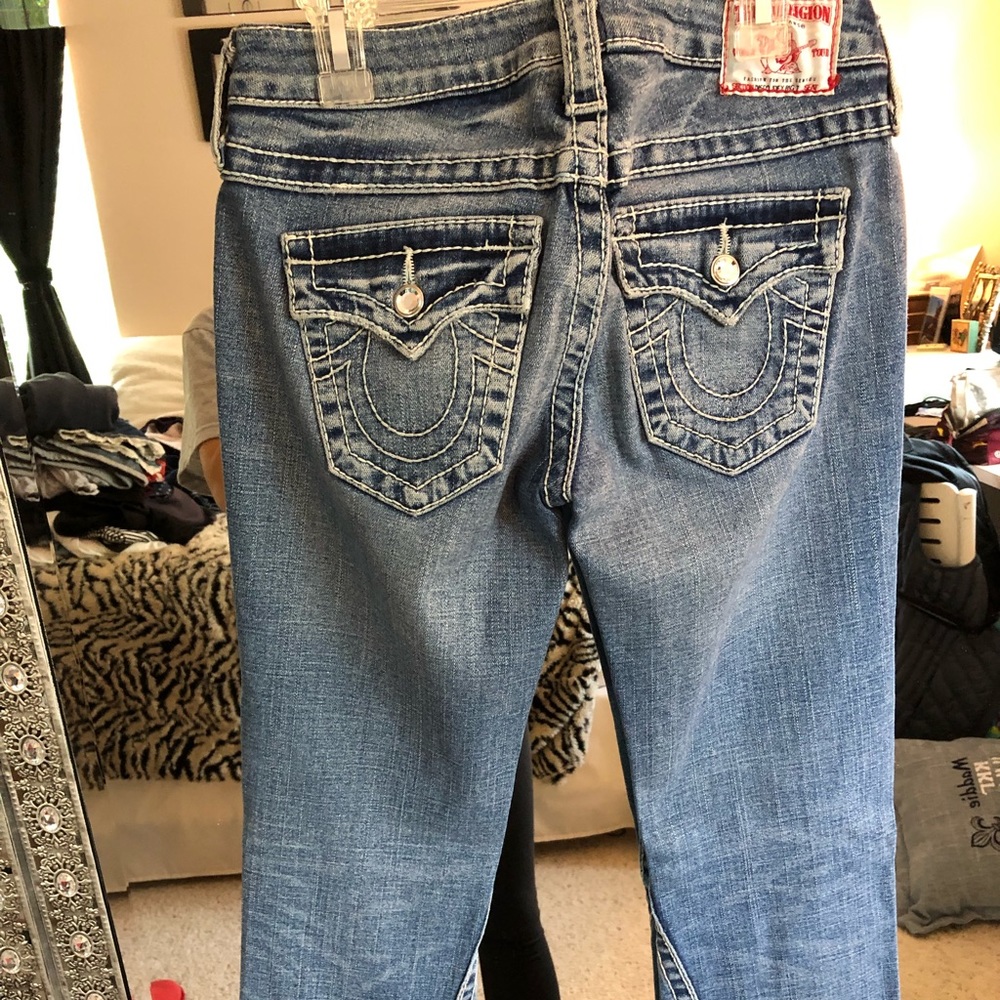 Rhinestone true religion jeans